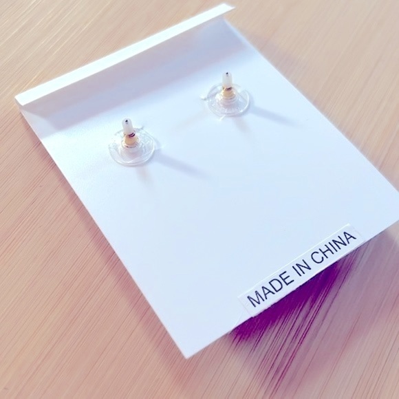 Brand New BaubleBar Evil Eye Beaded Pearl Rhinestone Gold Tone Drop Earrings
